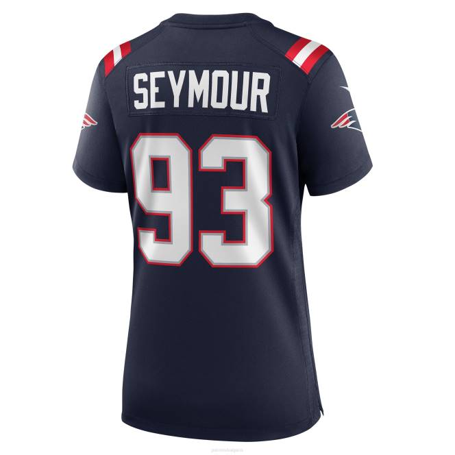 облекло Patriots Jersey nike richard seymour флотска фланелка за пенсиониран играч Жени T8TH1226