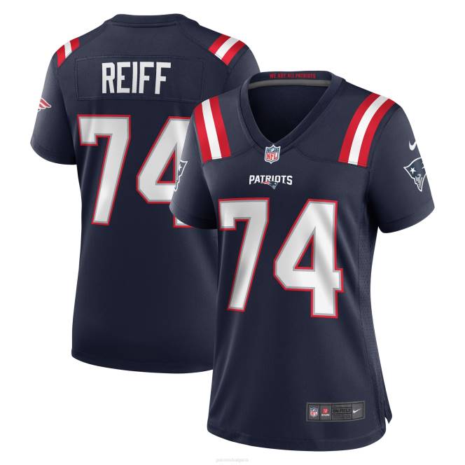 облекло Patriots Jersey nike riley reiff navy игра фланелка Жени T8TH1210