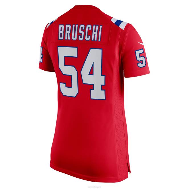 облекло Patriots Jersey nike tedy bruschi червена пенсионирана фланелка за игра Жени T8TH1162