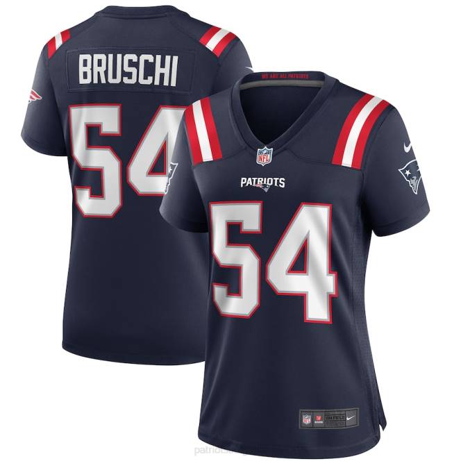 облекло Patriots Jersey nike tedy bruschi червена пенсионирана фланелка за игра Жени T8TH1163