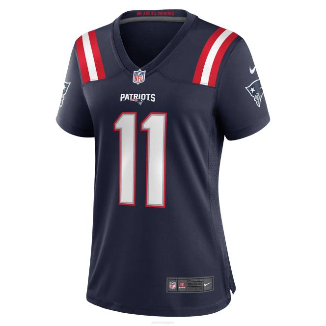 облекло Patriots Jersey nike tyquan thornton флотска фланелка за играчи Жени T8TH1233