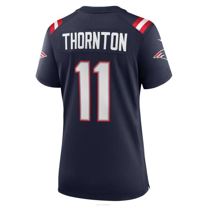 облекло Patriots Jersey nike tyquan thornton флотска фланелка за играчи Жени T8TH1233