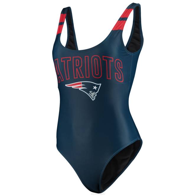 облекло Patriots Jersey тъмносин цял бански костюм foco Жени T8TH2902