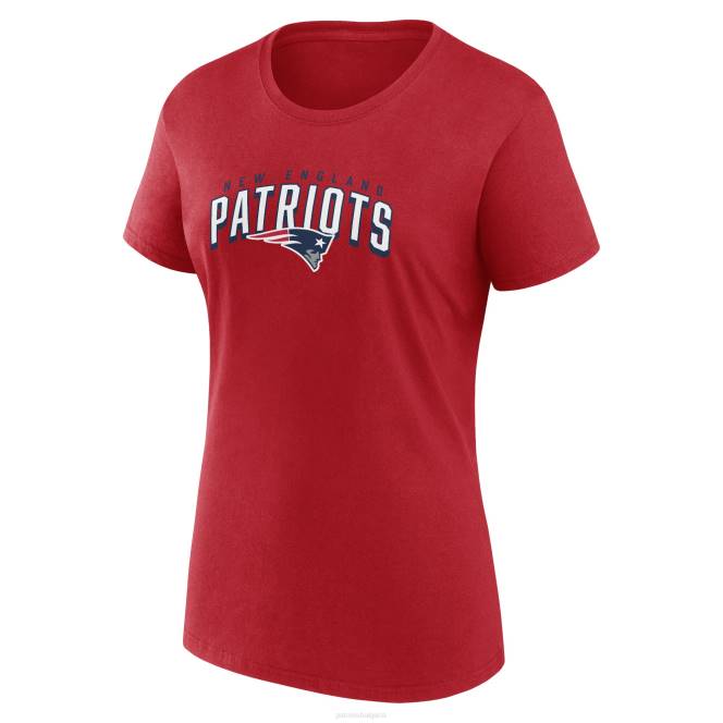 облекло Patriots Jersey Комбиниран комплект тениска с марка fanatics морско/червен фен Жени T8TH2639