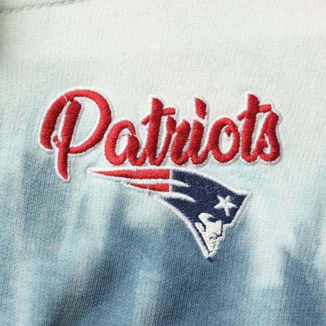 облекло Patriots Jersey foco тъмносиньо/бял комплект пуловер с качулка и къси панталони Жени T8TH2358