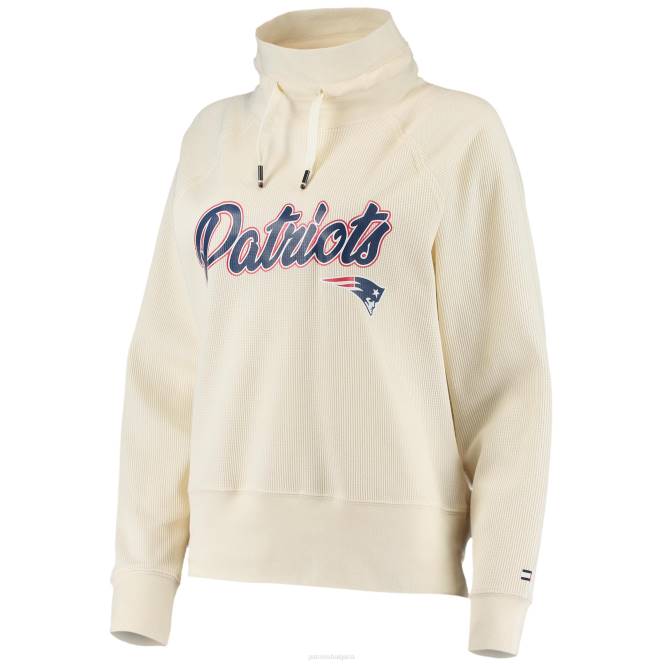 облекло Patriots Jersey tommy hilfiger крем zoey реглан пуловер суитшърт и панталони комплект от три смеси Жени T8TH887