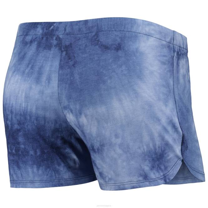 облекло Patriots Jersey концептуални спортни тъмносини билбордове със състезателно деколте потник и къси панталони комплект за спане Жени T8TH2861