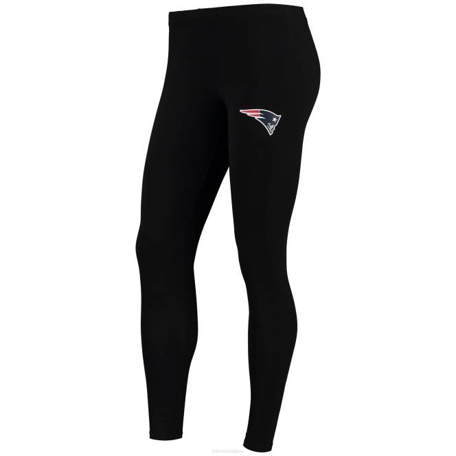 облекло Patriots Jersey концептуални спортни сив/черен дълбок потник и комплект за спане с клин Жени T8TH2869