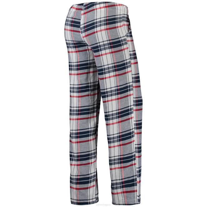 облекло Patriots Jersey концептуални спортни тъмносини/червени фланелени панталони с отличие Жени T8TH2891