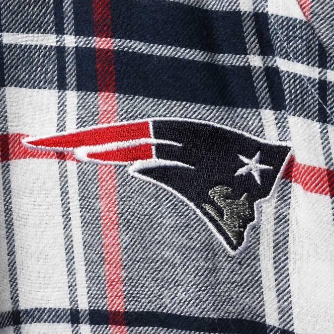 облекло Patriots Jersey концептуални спортни тъмносини/червени фланелени панталони с отличие Жени T8TH2891