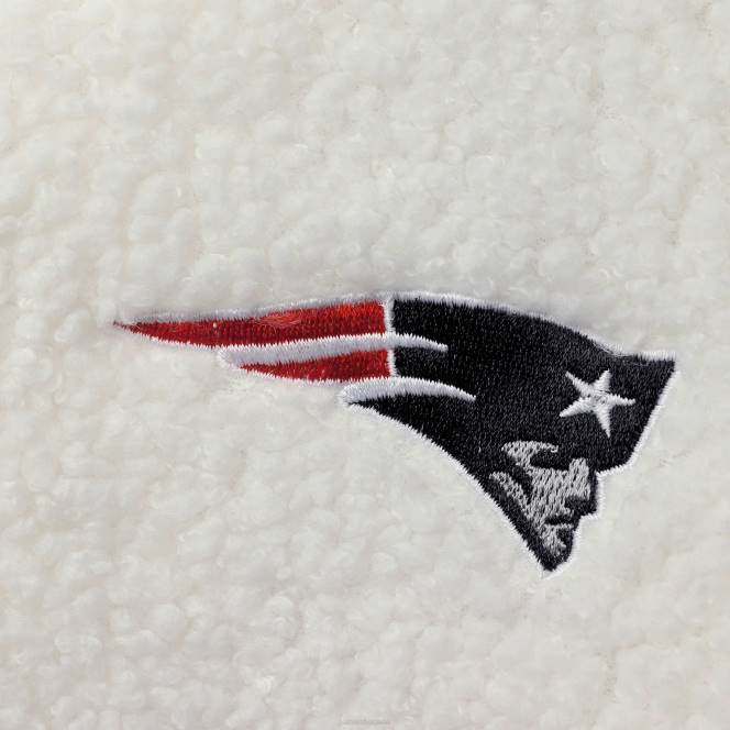 облекло Patriots Jersey concepts спортно кремаво пухкаво горнище и къси панталони Жени T8TH2851