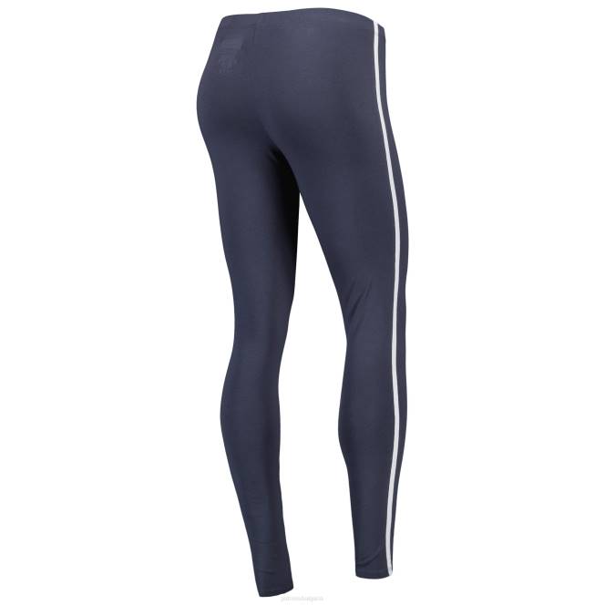 облекло Patriots Jersey concepts спортна бяла/въглена соната тениска и спален комплект клинове Жени T8TH2879