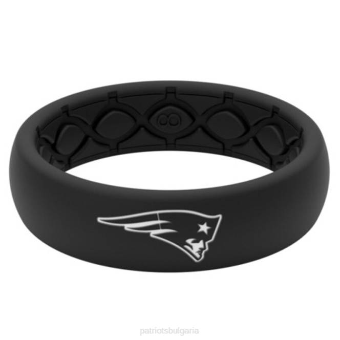 аксесоари Patriots Jersey бразда живот тънък пръстен Жени T8TH2172