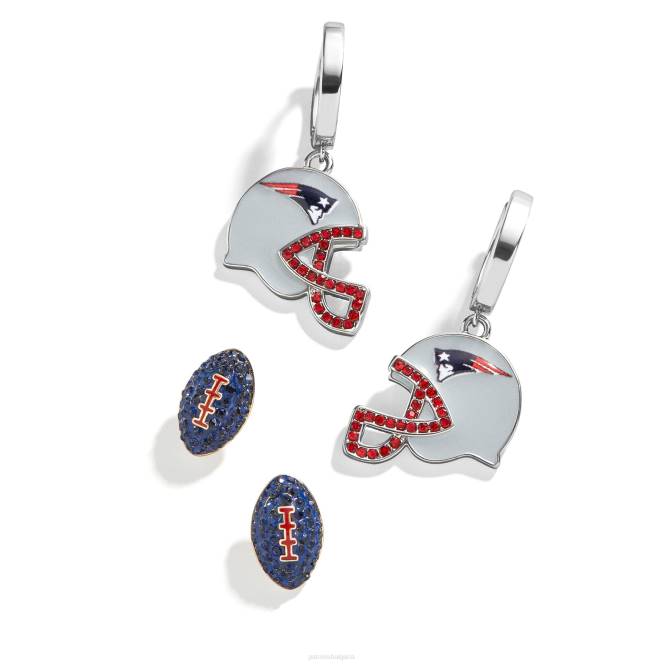 аксесоари Patriots Jersey комплект сребърни екипни обеци baublebar Жени T8TH2190