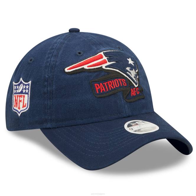 аксесоари Patriots Jersey нова ера военноморска шапка 2022 г. с регулируема странична линия 9twenty Жени T8TH2289
