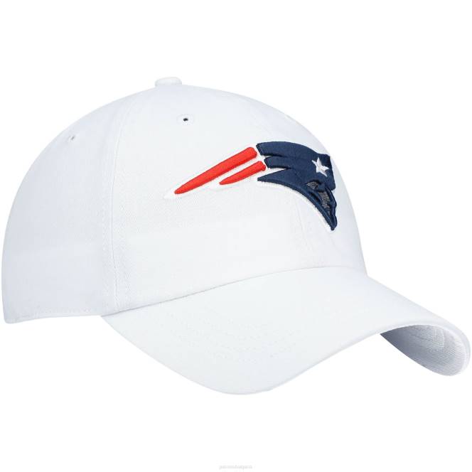 аксесоари Patriots Jersey 47 бяла регулируема шапка с лого за почистване на miata Жени T8TH2257