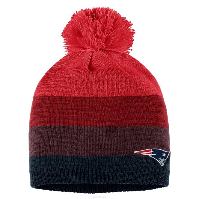 аксесоари Patriots Jersey wear by erin andrews комплект плетена шапка и шал с червен омбре помпон Жени T8TH2314