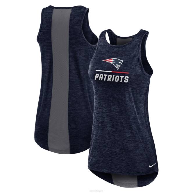 облекло Patriots Jersey nike тъмносин потник с висока яка Жени T8TH2675