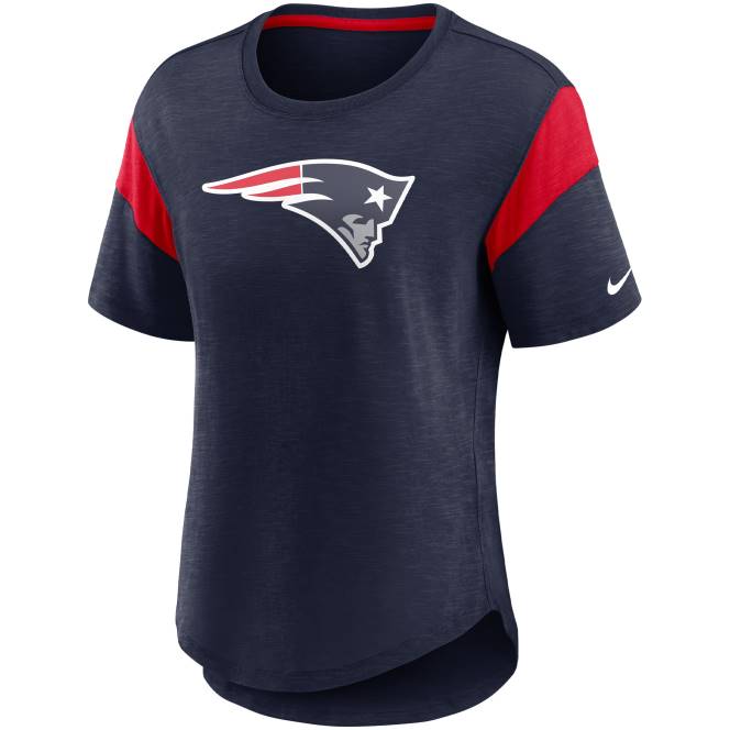 облекло Patriots Jersey nike heather navy основно лого моден топ Жени T8TH2797