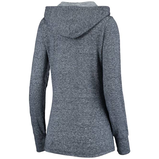 облекло Patriots Jersey фанатици брандиран тъмносин двулицев пуловер с качулка Жени T8TH2327