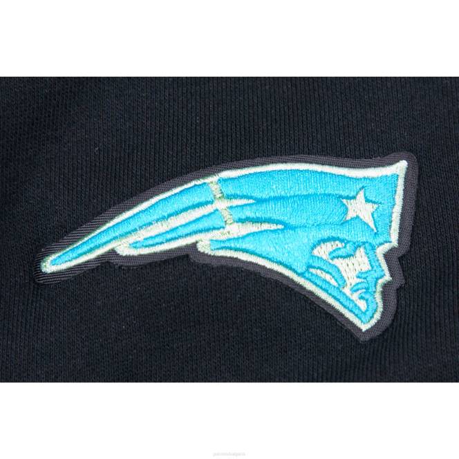 облекло Patriots Jersey професионален стандартен черен неонов поларен пуловер с качулка Жени T8TH2370