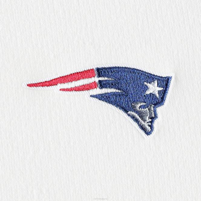 облекло Patriots Jersey антигуа кремав/морски авеню реглан пуловер суичър Жени T8TH2397