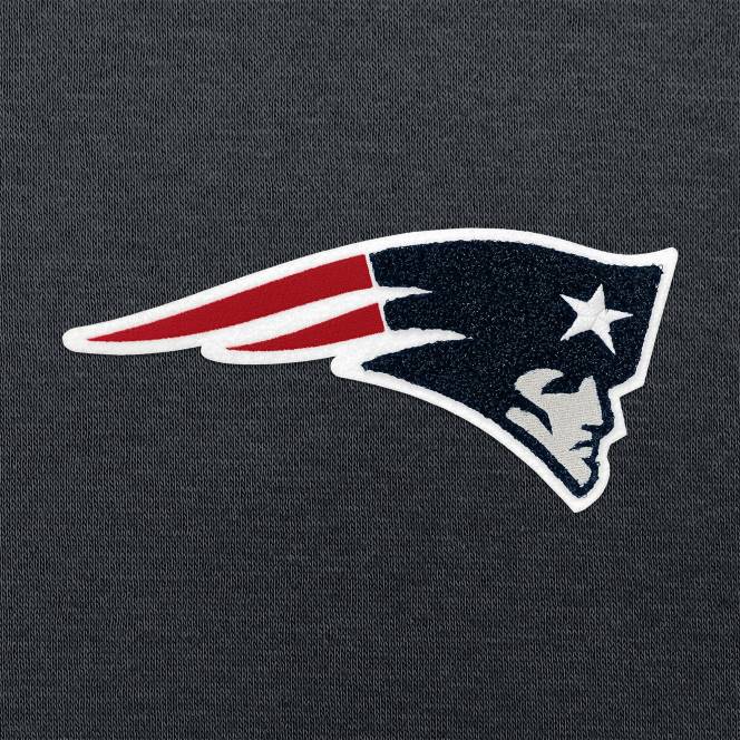 облекло Patriots Jersey антигуа въглен победа шенил пуловер качулка Жени T8TH2432