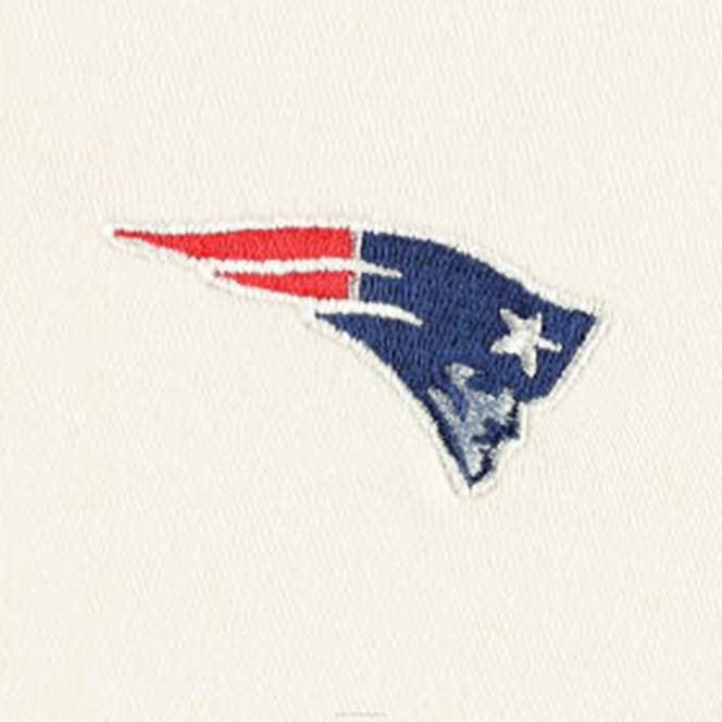 облекло Patriots Jersey Tommy Bahama Cream Ashby Isles Пуловер с качулка Жени T8TH2402