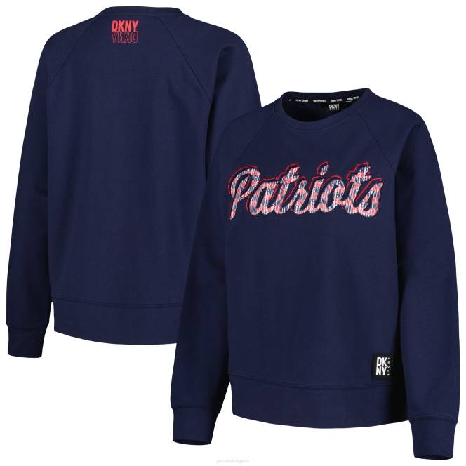 облекло Patriots Jersey dkny спортен суичър пуловер тип regina Жени T8TH2374