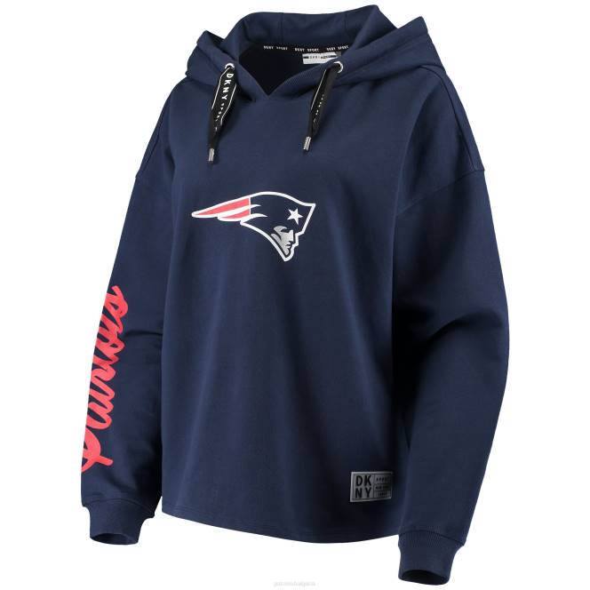 облекло Patriots Jersey dkny sport suzy пуловер с качулка Жени T8TH2465