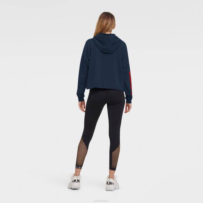 облекло Patriots Jersey dkny sport suzy пуловер с качулка Жени T8TH2465