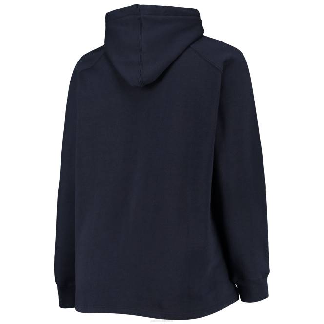 облекло Patriots Jersey fanatics брандиран тъмносин плюс размер първи контакт реглан пуловер качулка Жени T8TH2440