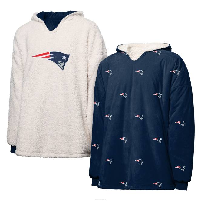облекло Patriots Jersey реверсивна качулка с повторение на foco Жени T8TH2400