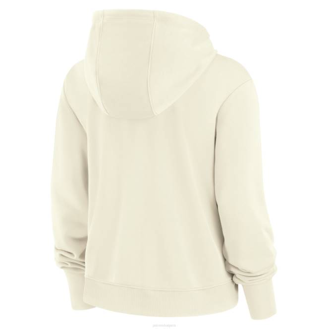 облекло Patriots Jersey Пуловер с качулка nike кремаво историческо изпълнение Жени T8TH2468