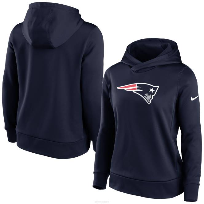 облекло Patriots Jersey nike navy лека производителност горнище с качулка Жени T8TH2319