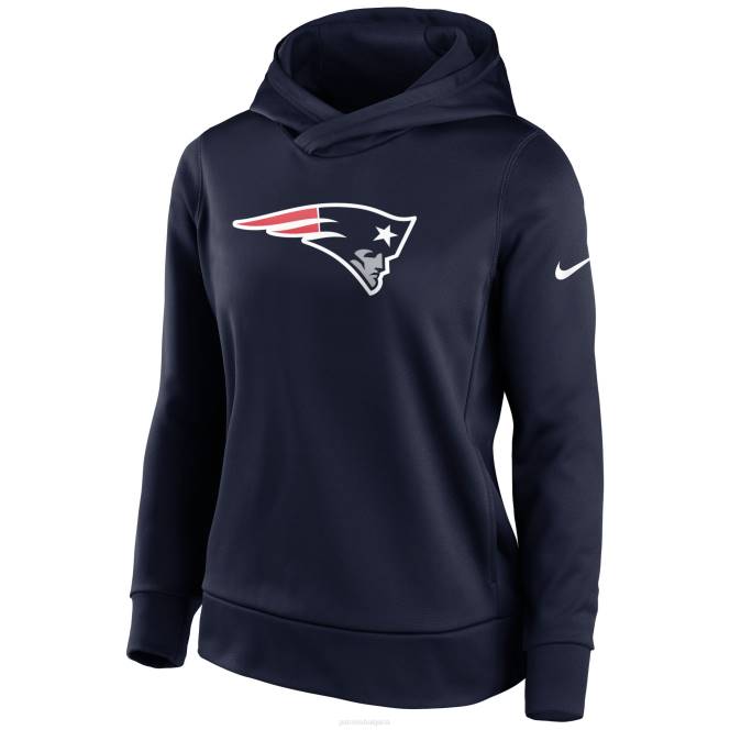 облекло Patriots Jersey nike navy лека производителност горнище с качулка Жени T8TH2319