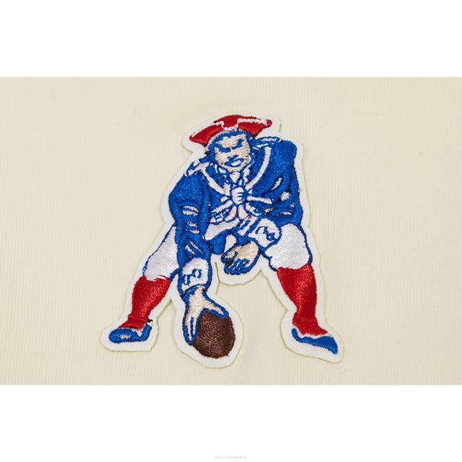 облекло Patriots Jersey професионални стандартни кремави ретро класически клинове от трико Жени T8TH2474