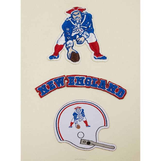 облекло Patriots Jersey професионални стандартни кремави ретро класически клинове от трико Жени T8TH2474