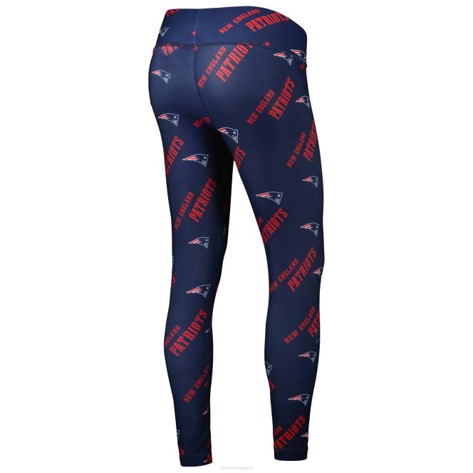 облекло Patriots Jersey концептуални спортни тъмносини пробив цяла щампа холни клинове Жени T8TH2497