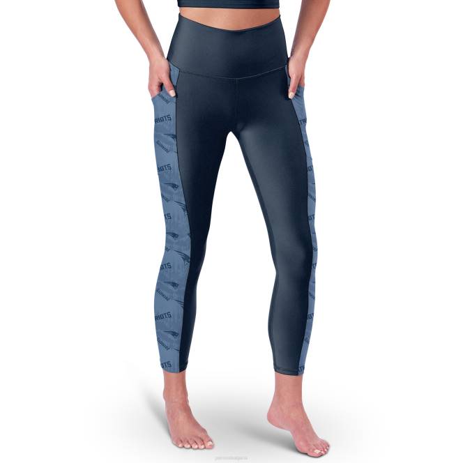 облекло Patriots Jersey certo морски клин с висока талия и два джоба Жени T8TH2478