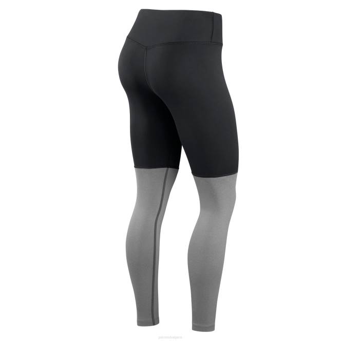 облекло Patriots Jersey клинове за производителност с лого nike black/heathered charcoal Жени T8TH2500