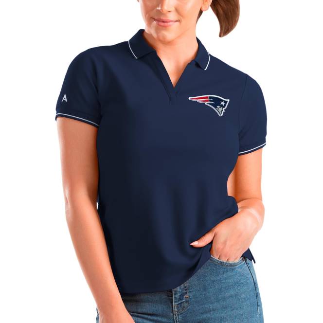 облекло Patriots Jersey антигуа флот заможно поло Жени T8TH2543