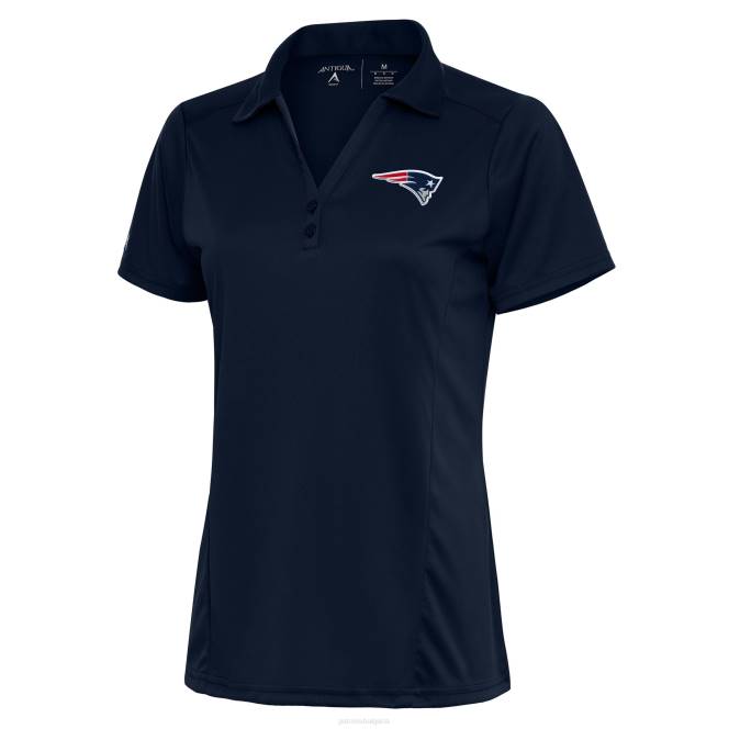 облекло Patriots Jersey антигуа военноморски отбор лого трибют поло Жени T8TH2563