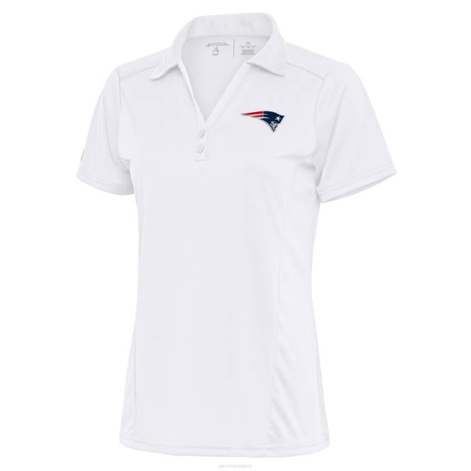 облекло Patriots Jersey антигуа бял отбор лого трибют поло Жени T8TH2565