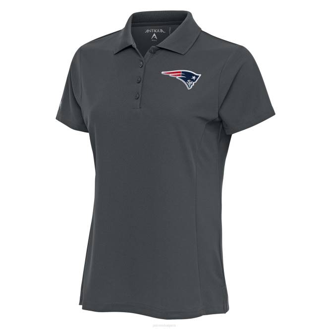 облекло Patriots Jersey antigua charcoal team logo legacy pique polo Жени T8TH2610