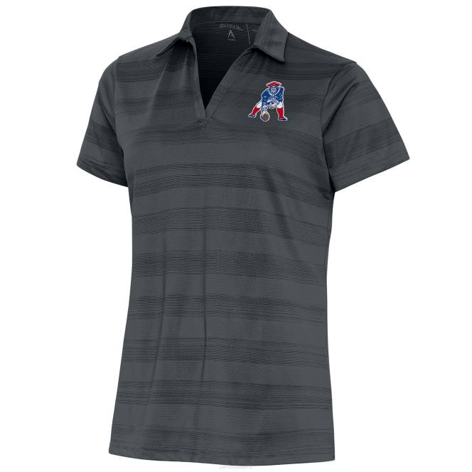 облекло Patriots Jersey antigua charcoal throwback logo компас поло Жени T8TH2553