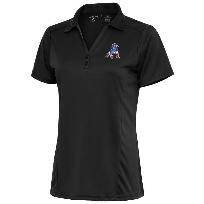 облекло Patriots Jersey antigua charcoal throwback logo tribute polo Жени T8TH2550
