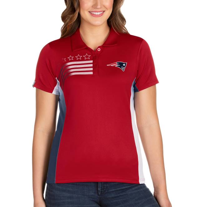 облекло Patriots Jersey antigua red liberty polo Жени T8TH2539
