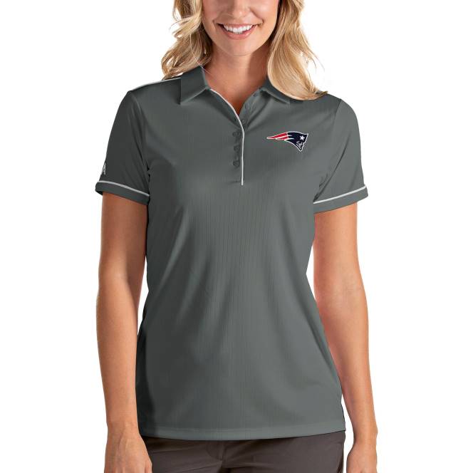 облекло Patriots Jersey antigua steel salute polo Жени T8TH2630