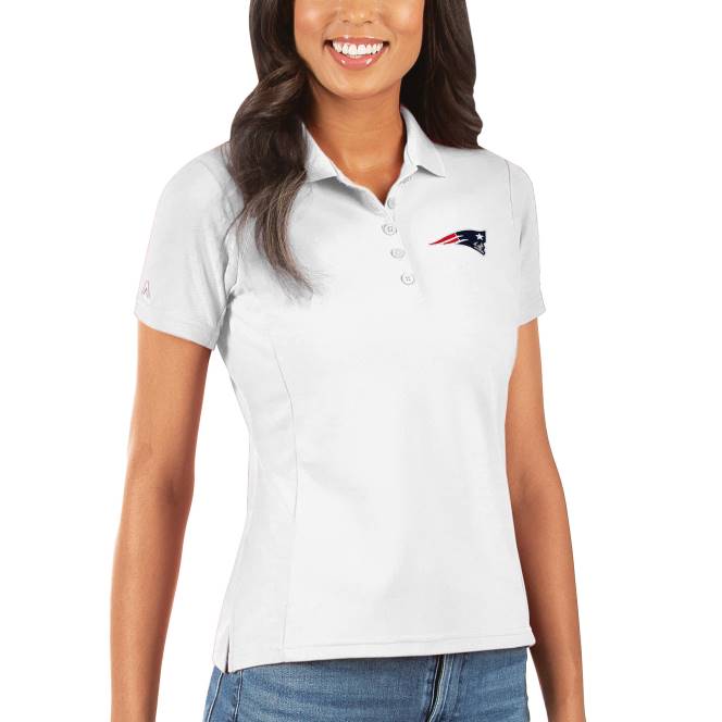 облекло Patriots Jersey antigua white legacy пике поло Жени T8TH2629